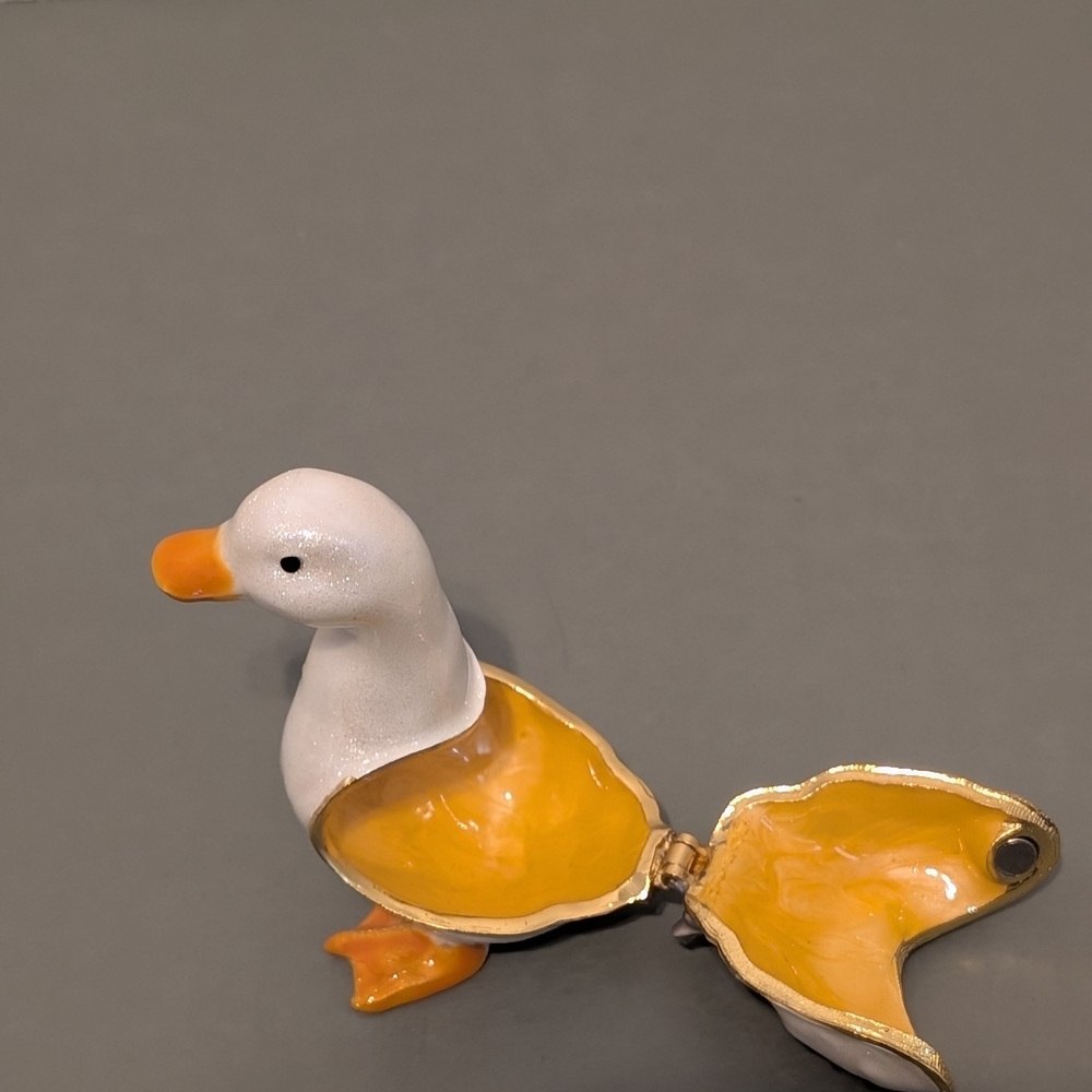 Goose Jeweled Trinket Box - Picture 3 of 3